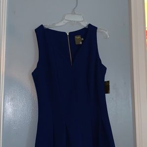 Taylor Dark Blue Form Fitting Dress Never Worn